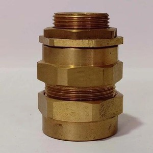 Prensaestopas de latón a prueba de explosiones y resistente al agua Accesorios de conductos industriales de alta resistencia para OEM y cableado de áreas peligrosas - Product Image 4