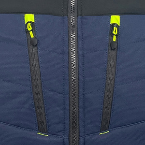 Chaqueta reciclada personalizada, ropa de senderismo al aire libre, chaqueta polar híbrida elástica para mujer, proveedor mayorista - Product Image 5