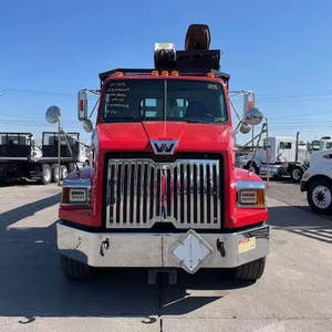 Camion plateau haute performance d'occasion Western Star 4700 Tri Axle 24 pieds, modèle 2014 - 450 CV, 8L, boîte manuelle, prêt à être expédié porte-à-porte - Product Image 1