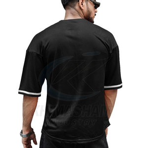 Maillot de baseball respirant à manches courtes, boutonné, couleur unie, 100 % polyester, été, fabriqué au Pakistan - Product Image 2