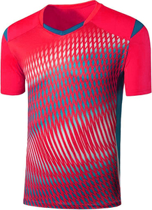 เสื้อยืดผู้ชายแขนสั้นแบบถักสำหรับผู้ชายเสื้อวิ่งเทนนิสเล่นกอล์ฟแบบระเหิดดีไซน์ตามสั่งสไตล์ทางการ - Product Image 3