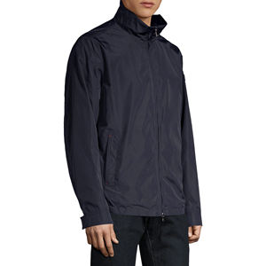 เสื้อแจ็คเก็ตกันลมน้ำหนักเบา พิมพ์โลโก้ ปักลาย แจ็คเก็ตสปอร์ตผู้ชาย ซิปเต็มตัว กันน้ำ สำหรับทีม - Product Image 2