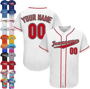 Tenue d'équipe de baseball personnalisée | Maillot de nom et de numéro personnalisé | Uniformes de sport respirants confortables - Product Image 4