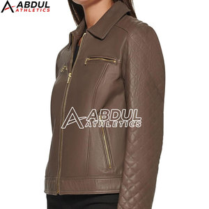 Chaqueta de Cuero de Último Diseño 2025 para Mujer, Ligera, de Alta Calidad, la Mejor Oferta - Product Image 3