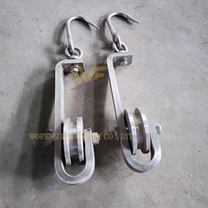 معدات ذبح الماشية، معدات مسلخ الأبقار الصغير، خطافات بكرات السكة المسطحة لذبح لحوم البقر - Product Image 6