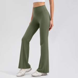 Ensemble de yoga taille haute pour femme grande taille vêtements axés sur le fitness soutien-gorge de sport de course solide-pantalon Style élastique respirant - Product Image 6