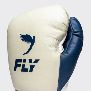RTS Professional Laced Pure Cowhide Leather Boxing <b>Gloves</b>-Customized Training Sparring Adjustable Strap Breathable Lightweight - Product Image 4