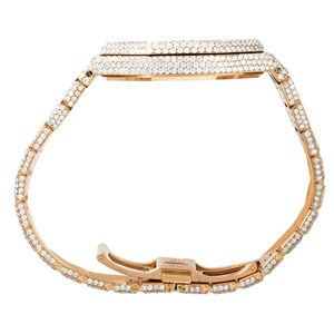 41MM nuevo producto de calidad superior corte redondo laboratorio cultivado diamante forma de caja redonda en Iced Out joyería fina reloj de hombre - Product Image 2