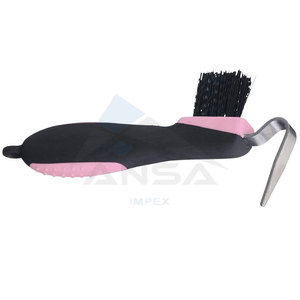 Brosse de nettoyage réutilisable pour chevaux en acier inoxydable texturé robuste pour grands animaux Kit de maréchal-ferrant essentiel accessoire - Product Image 5
