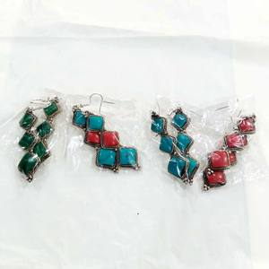 ต่างหูลูกปัดโลหะทำงานสำหรับผู้หญิงเทรนด์ล่าสุดสำหรับให้เป็นของขวัญงานครบรอบในราคาไม่แพงจากอินเดีย - Product Image 1