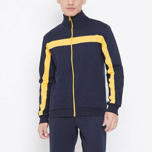 2025 Top vente rayé avant conception hommes survêtements/taille adulte vêtements de sport Style hommes fermeture éclair survêtements - Product Image 6