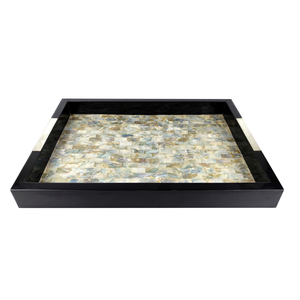 Bandeja de laca de arte popular ecológica rústica de Vietnam, laca brillante hecha a mano para decoración de Resort y Villa, fabricante OEM - Product Image 1