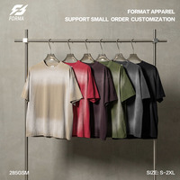 Kaos Unisex Oversize Solid Ramah Lingkungan, Dicuci, Pewarna Semprot, Bahan Katun Tebal, Streetwear Pria, OEM ODM