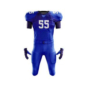 Uniforme de Fútbol Americano Personalizado de Fábrica OEM, Precio de Fábrica, Alta Calidad, Colores Personalizados, Nombre del Equipo Personalizado, Transpirable, 100% Poliéster - Product Image 4