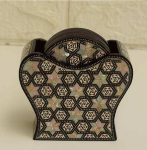 Sous-verre unique en incrustation d'os, nouveau design, plateau en incrustation d'os avec sous-verre et nouveau motif pour le service, pour la cuisine - Product Image 1