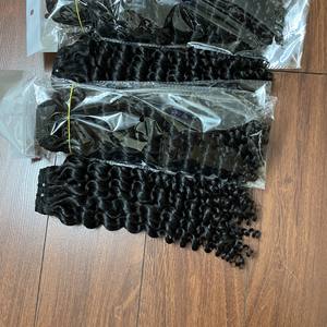 Vapeur noire cur cheveux vapeur vietnamienne cheveux bouclés machine d'extension de cheveux humains faisceaux de trame - Product Image 5