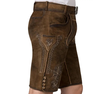 Traje de Oktoberfest, pantalones cortos Lederhosen personalizados para hombres, traje tradicional alemán, pedidos a granel, etiquetado privado - Product Image 2