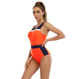 Traje de baño deportivo de carreras de una pieza para mujer, traje de baño deportivo para atletas, Bikini estampado, ropa de playa para carreras - Product Image 3