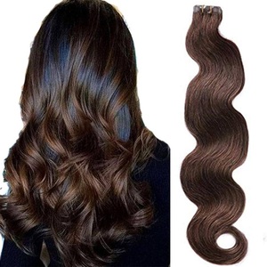 ช่อผมมนุษย์บริสุทธิ์จากธรรมชาติแบบไม่ผ่านการแปรรูปผมเป็นลอนลึกธรรมชาติจากขมับ - Product Image 2