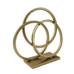 Escultura dorada de metal de calidad superior para decoración del hogar Nuevos últimos adornos - Product Image 6