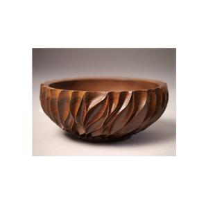 Cuenco de comida para Decoración de mesa de cena, cuenco para servir comida de diseño antiguo, cuenco de madera de alta calidad de Indian Metal World - Product Image 1