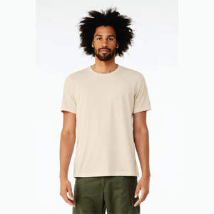 T-shirt élégant pour homme 100% coton personnalisable avec votre propre logo Coupe régulière Décontracté Manches courtes Écologique Respirant Séchage rapide - Product Image 1