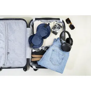 Almohada de Viaje Ecológica Dreamfly de RPET, Gadgets Ecológicos para Viajes Cómodos - Product Image 3
