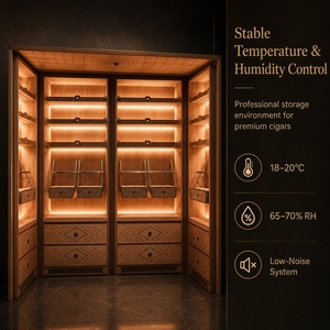Humidor <span class=keywords><strong>de</strong></span> <span class=keywords><strong>Madera</strong></span> <span class=keywords><strong>de</strong></span> <span class=keywords><strong>Cedro</strong></span> Personalizado <span class=keywords><strong>de</strong></span> Fábrica, Caja <span class=keywords><strong>de</strong></span> Almacenamiento para Cigarros, Humidor Tipo Walk-in para Bodega y Sala <span class=keywords><strong>de</strong></span> Cigarros - Product Image 3