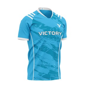 Kits de football d'entraînement personnalisés en polyester 100% pour hommes, respirants et confortables, avec un nouveau col de haute qualité. - Product Image 3