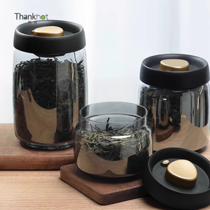 Vacare-Conteneurs de stockage d'aliments portables en verre borosilicate, herbes, épices, café, ensembles de stockage étanches et anti-odeur - Product Image 3
