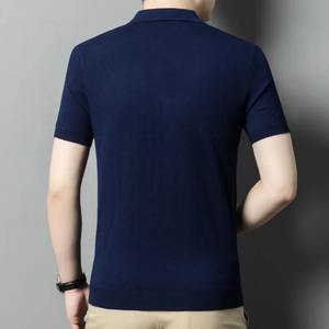 Qualité supérieure Hommes Col Rabattu POLO Chemises Nouvelle Mode D'été À Séchage Rapide Tricoté Coton Tissu Golf Polo T-Shirt Hommes - Product Image 3