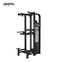 BN Commercial Steel Multi-Function Pin Loaded Assisted Pull-Up Dip Machine 100kg Weight Stack for Universal Upper Body