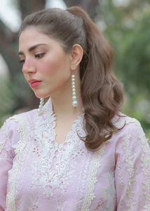 Pakistan et indien Shalwar Kameez costumes sur tissu de pelouse vêtements de cérémonie pelouse coton imprimé Salwar Maxi Kameez costume de pelouse - Product Image 3