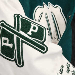 2025 bonne qualité haute qualité hommes mode Streetwear mode université vestes professionnel contraste couleur Bomber veste - Product Image 3