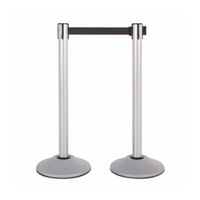Ligne de file d'attente personnalisée ceinture de contrôle des foules barrière poteau poteau support système diviseurs Stanchion