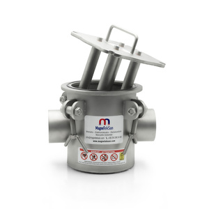 Separador Magnético de Rejilla Redonda para Alimentos, Plástico, Minería, Productos Químicos, Materiales a Granel, Fabricante OEM - Product Image 1