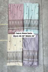 Kurta de Algodón para Hombre con Bordado y Tinte Malai, Ancho 56, Textura Suave y Lisa, Cómodo para la Piel - Product Image 4