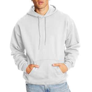 Sweat à capuche en polaire écologique intelligent pour hommes séchage rapide respirant vêtements de sport décontractés 50% coton sweat-shirt hiver imprimé vente en gros - Product Image 2