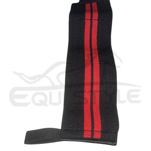 สายรัดข้อมือสำหรับฝึกออกกำลังกายในยิมสีดำแดงระบายอากาศได้ดีนีโอพรีนยกน้ำหนัก - Product Image 5