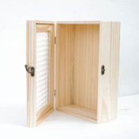Boîtes de rangement rectangulaires en bois massif de haute qualité, écologiques, multi-designs, tailles personnalisées pour produits de luxe modernes