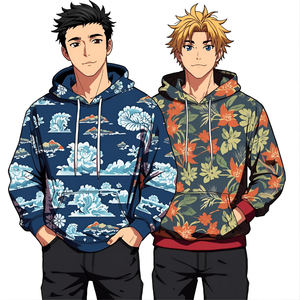 Người đàn ông phong cách phim hoạt hình Hoodie in đồ họa áo thun áo với tùy chỉnh thiết kế và OEM/ODM tùy chọn chào đón tùy chỉnh thiết kế - Product Image 6