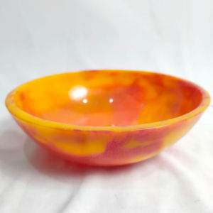 Juego de 5 Tazones de Cerámica Modernos y Elegantes para Servir Fruta o Ensalada, Ecológicos, Hechos a Mano, Color Azul Cielo, de Alta Calidad, en Oferta - Product Image 1