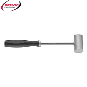 Mazos de hueso de acero inoxidable de doble cara de alta resistencia Surtechs, instrumentos quirúrgicos de fabricación alemana de alta calidad, OEM personalizado - Product Image 4