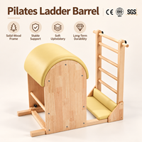 Mesin Pilates Reformer Kayu Oak Ramah Lingkungan, Tahan Lama, Portabel, untuk Studio Pilates, Yoga, Gym, dan Rumah, Grosir Pabrik, Dilengkapi Ladder Barrel
