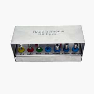 Kit de Osteótomos de Elevación de Acero Inoxidable, Instrumentos Dentales Manuales Rectos y Cóncavos para Implantes, para Preparación Quirúrgica de Hueso - Product Image 4