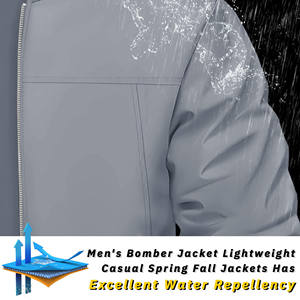 Qualité supérieure Letterman Baseball College Bomber Jacket Hommes Top Thin Bomber Canvas Varsity Casual Jacket pour la saison d'hiver - Product Image 6