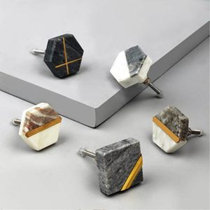 Perillas de mármol más vendidas de color blanco y negro con tamaño de forma de color personalizado Hecho en artículo DE LA India - Product Image 4