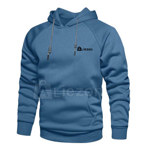 Personnalisez votre propre logo pulls à capuche unis pour hommes sweats à capuche 100% coton de qualité supérieure pour hommes - Product Image 1