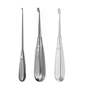 German Stainless Steel <b>Bone</b> Curette Set Orthopedic <b>Surgical</b> <b>Instrument</b> With Sharp Spoon Finish Polish Medical Clamp - Product Image 1