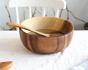 Vajilla para uso doméstico y hotelero, Frutero de madera pequeño, diseño y color personalizados con el mejor color negro y el mejor precio - Product Image 6